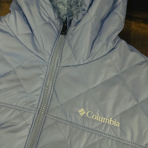 Columbia Women's Light Blue Ski Jacket - Picture 1 of 4